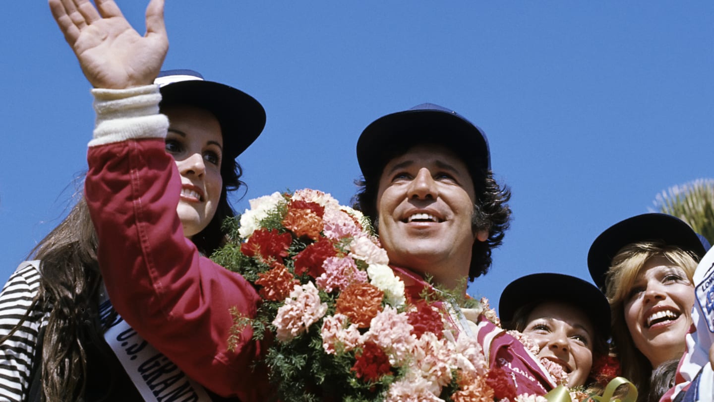 Mario Andretti, Lotus-Ford 78, Grand Prix of the United States West, Long Beach, 02 October 1977.